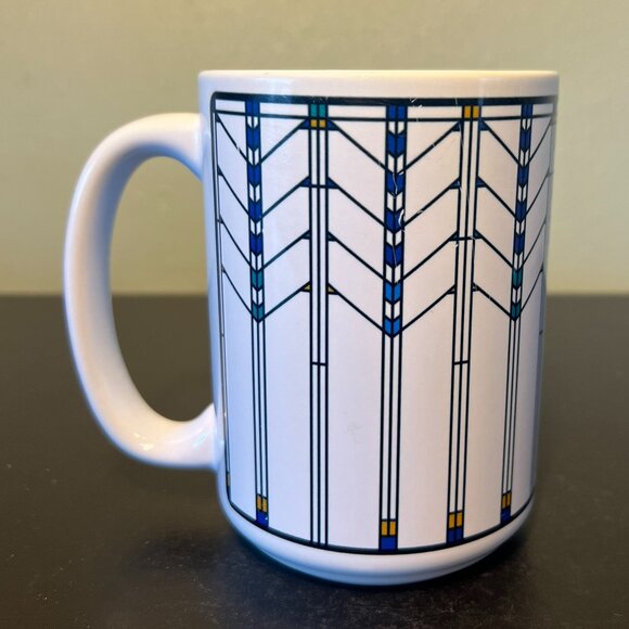 Frank Lloyd Wright Collection Ceramic Mug ~ Ennis House Window Pattern ~  Design - Picture 8 of 14